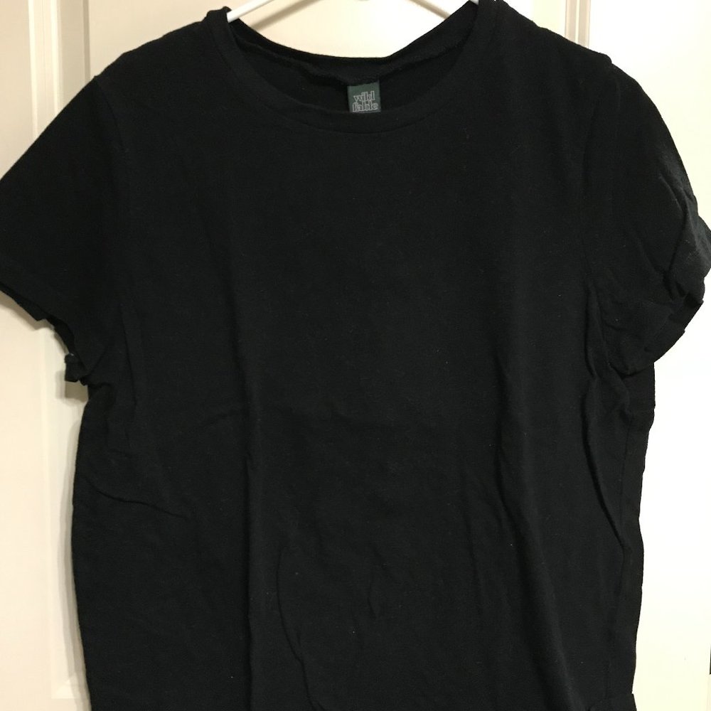 Black Oversized Tee